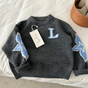 Children Sweater Knitwear Boys Girls Winter Baby Knitting Pullover Sweaters
