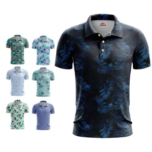 Children Women Slim Fit All Over Print Clothes Polyester Custom Man Boys Men Shirts Golf Polo T-shirts