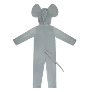 Children’s Animal Mouse Shape Cosplay Costume Suits Set Halloween Party Christmas School Stage Performance Polyester Boys