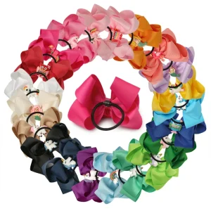 Children’s Boutique Soft Bow Hair Band with Unicorn Mermaid Accessories DIY Baby Girls Hair Accessories in 20 Colours