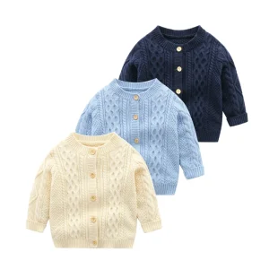 Children’s Cardigan Jacket Boy and Girl’s Sweater Baby Winter Warm Sweater