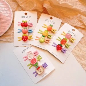 Children’s Cartoon Kitty Cat Hair Accessories Bow Hair Clip