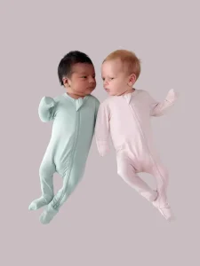 Children’s Clothing Bamboo Fiber Baby Jumpsuit Spring and Autumn Long Sleeve Newborn Clothes Baby Romper Zipper