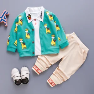 Children’s Clothing Boys’ Autumn Casual Suit 1-5 Year Old Boys’ 2 Children’s Clothing Spring and Autumn 3 Children’s 3-piece