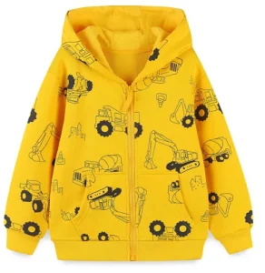 Children’s Clothing Cartoon Cute Jacket Boys Baby Outing Clothes Zipper Cardigan Jacket