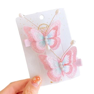 Children’s Cute Butterfly Hairpin Little Girl Hair Side Clip Hair Accessories