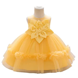 Children’s Dress for Girls Peng Peng Skirt Red Model