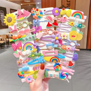 Children’s Hairpin Cartoon Korean Western Style Side Little Girl Broken Hair Bangs Clip