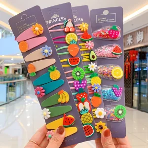 Children’s Hairpin Small Clip Girl Princess Hair Accessories Baby Bb Clip Broken Hair Headdress Baby Hairpin