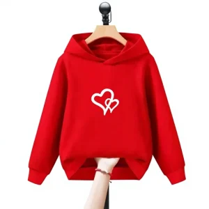 Children’s Hooded Sweater Hoodie Pullover Outdoor Sports Loose Cartoon Boys’ Girls’ Leisure Boy’s Spring Fleece Lined
