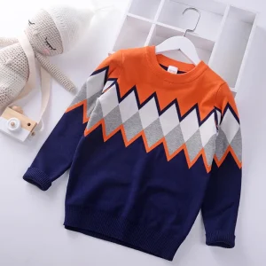 Children’s Long-sleeved Sweater Autumn Winter Boy Sweater