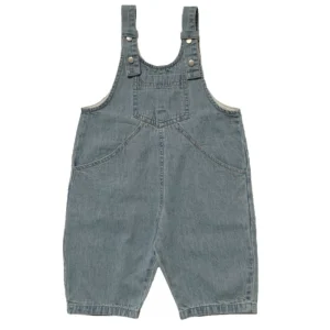 Children’s Overalls Summer Baby Pants Boys and Girls Thin Soft Retro Loose Jeans