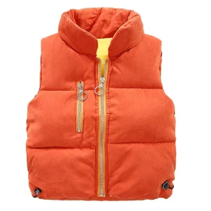Children’s Padding Vest for Boys and Girls Stylish Waistcoat for Kids