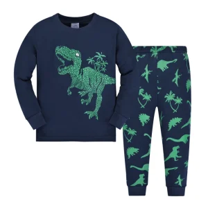 Children’s Pajamas Set New Boy Cartoon Kids Clothing Sets Children Cotton Azul Pijamas Factory Price