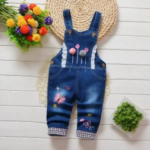 Children’s Pants Boys’ and Girls’ Pants Children’s Workwear Jeans Baby Jumpsuit Children’s Clothing