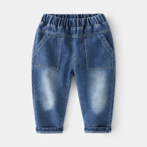 Children’s Pants Spring New High Quality Boys’ Fashionable Cool Jeans