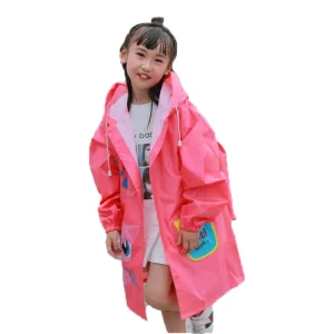 Children’s Raincoats 3D Cartoon Kids Rain Jacket boys and Girls Toddler Rain Jacket Rain Suit