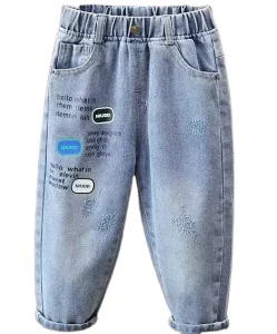 Children’s Spring and Summer Style Jeans for Boys 2-7 Years for Kids