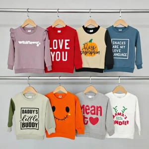Children’s Sweaters Boys’ and Girls Hoodie Kids Clothing Overstock