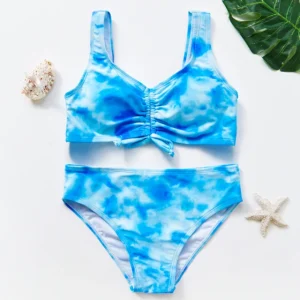 Children’s Swimwear Two Piece Swimsuit for Girls Kids Swimsuit Lovely Swimwear 12 Year Old Girl Bikini