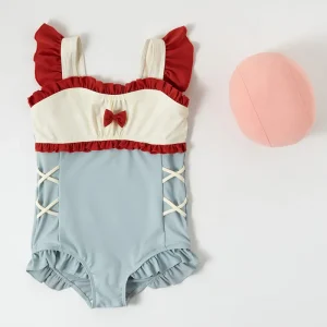 Children’s UPF 50+ Swimsuit Lovely Swimming Beachwear Kids Girl Sling Swimwear