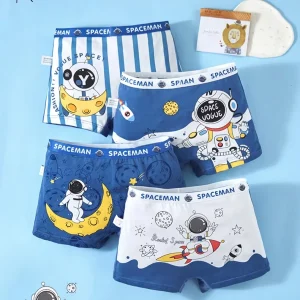 Children’s Underwear Boys Boxer Astronaut Shorts Baby Cartoon Boys Panties