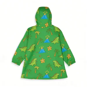 Children’s Unisex Waterproof Windproof Jacket with Half zip Collar 100% Polyester Digital Print All Seasons