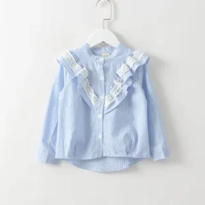 China Children Clothes Kids Wear Long Sleeve Shirts for Girls