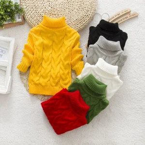 China Factory Custom Knitwear Girls Sweater Children