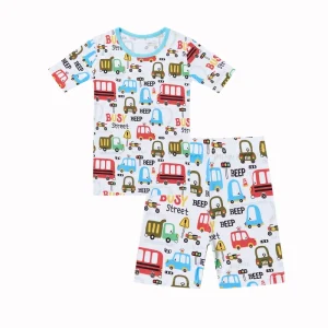 China Factory Supply Bamboo Kids Sleepwear Custom Design Baby Clothes Set Bamboo Baby Pajama Set