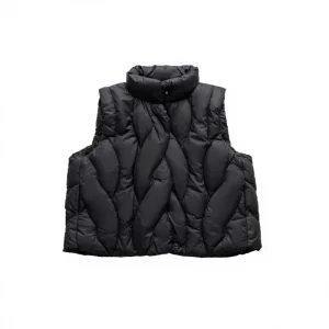 Chixin New National Standard 90% White Duck Autumn Winter Short Stand Collar Puffer Vest Boys Girls Trendy Waistcoat Older
