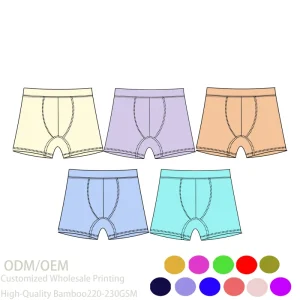 Comfortable Soft Kids Underwear Boys Underwear Elastic Waist Board Shorts Casual Children