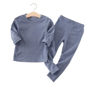 Cotton 2pcs Boys Pajamas Sets Baby Sleepwear Suit Girls Pajamas Long Sleeve Pajamas for Kids Tops+Pants Children Clothing Set