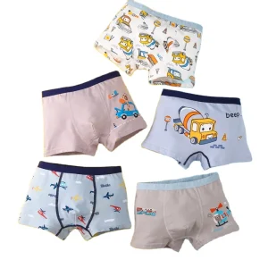 Cotton Kids Boy Underwear Soft Cartoon Shorts Panties Toddler Briefs For Infant Children Teen Underpant 2 12 Years