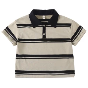 Cotton Kids Sport Suit Two piece Suits Short Sleeve T shirt and Shorts Boys Polo T shirt Girls Dress Oversize Summer
