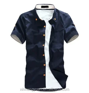 Cotton Made Jean Cool Boy Casual Summer Shirts Manufacturer