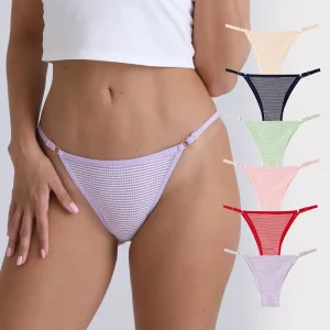 Cotton Thongs Cotton Bikini Sexy Girls Lace Cute Briefs Print Underwear Women Thongs Panties