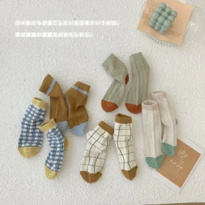 Crew Sport Kids Slip Socks Custom Logo Pattern Kids Graphic Socks Boy Girls Custom Children’s Cotton Socks Breathable