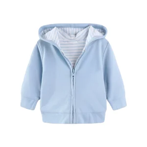 Custom 100% Cotton Children Kids Jackets for Boys Zipper up Baby Boys Jacket Coats
