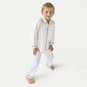 Custom 2pcs Pajamas Set Baby Boys Cotton Sleepwear Kids Pajamas