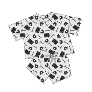 Custom Bamboo Toddle Pajamas Bamboo Outfit Sets Children 2PCS PJS Sleepwear Kids Pajamas Sleepsuit Clothes