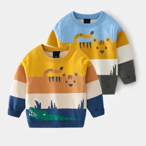 Custom Boys Clothing Kids Christmas Sweaters Baby Boys Girls Fashion Kids Knit Sweater Christmas Sweater for Kids