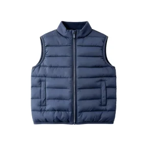 Custom Boys Quilted Vest Lightweight Sleeveless Padded Jacket Warm Breathable Casual Outdoor Kids Autumn Winter Waistcoat