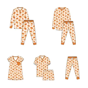 Custom Brand Pjs Sets Family Matching Outfits Bamboo Boys and Girls Pajamas Christmas Raglan Women Sleepwear Clothing