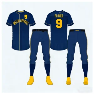 Custom Children’s Breathable Plus Size Sport Baseball Team Uniform Set Jerseys for Boys
