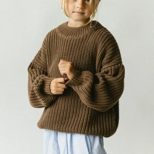 Custom Children’s Sweater Baby Knit Sweater for Kids Girl Oversized Chunky Knit Sweater