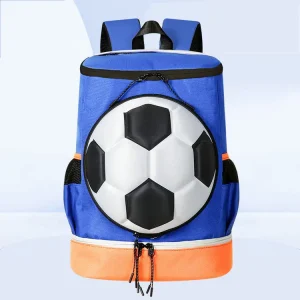 Custom Durable Zipper Kid Children Boy Football Gym Small Waterproof Outdoor Travel Hiking Sport Backpack Bag for Men Women