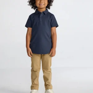 Custom Embroidered logo Boy Clothing Uniform Cotton Plain Comfortable Classy Style Polo T Shirts for Kids