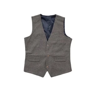 Custom Formal Business Lapel Vest Office Blazer Waistcoat Party Work Jacket Top