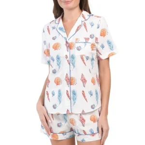 Custom Girls Pyjamas Sets Summer Women’s Two Piece Shorts Nightgowns Soft Sleepwear Women’s Pajamas Sets